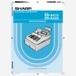 Sharp ER-A 410 Manual